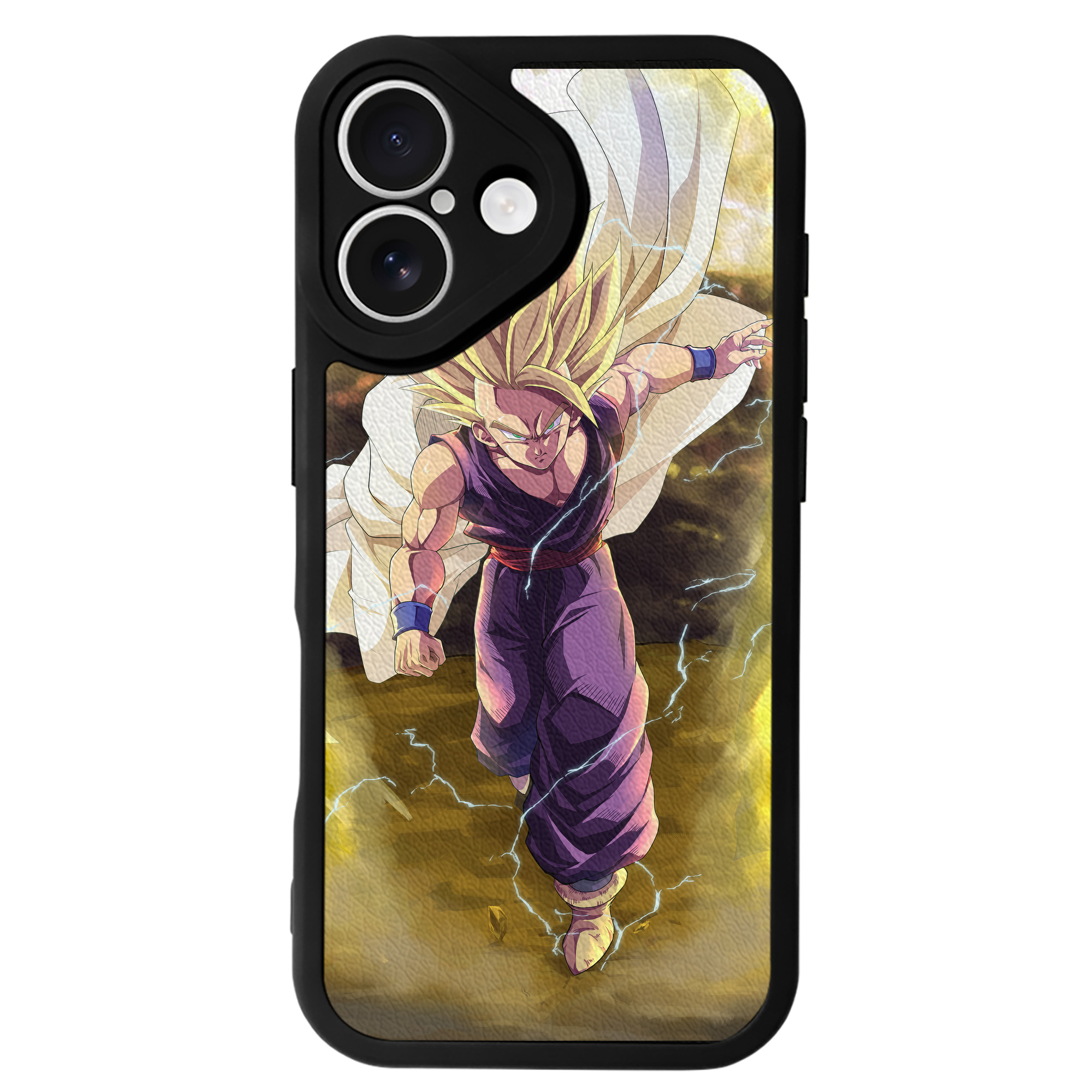 （画像用） ドラゴンボール DRAGON BALL 【iPhone 16シリーズ対応】シリコンスマホケース（レザー調） 材質：シリコン